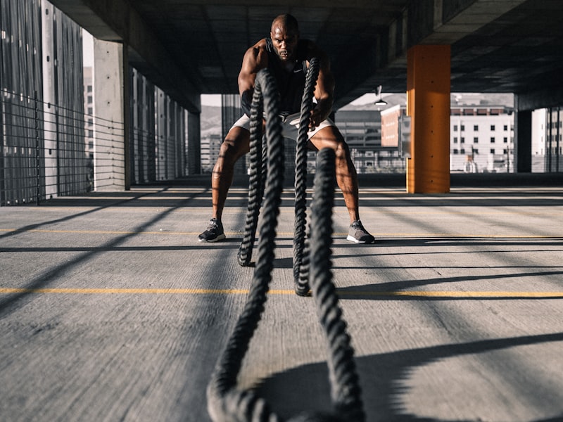 Gym training session